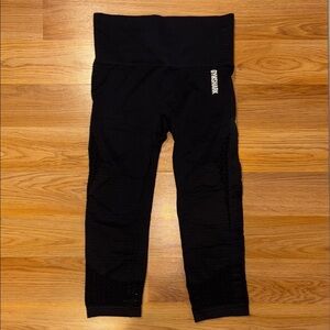 Gymshark Women’s  7/8 Cut Black Leggings